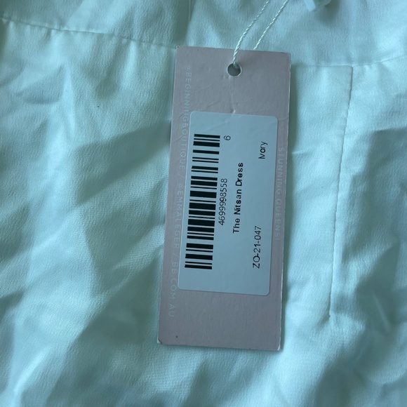 NWT Beginning Botigue The Nitsan Dress Ivory XS - Picture 5 of 6